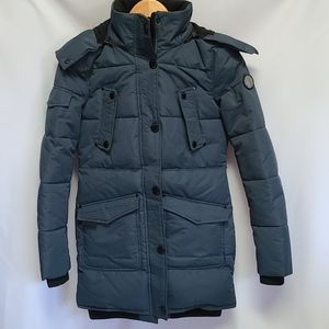 NOIZE Astrid Faux Fur Trimmed Parka XS